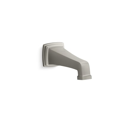 Kohler Riff Tub Spout Less Diverter Vibrant Brushed Nickel 27407-BN